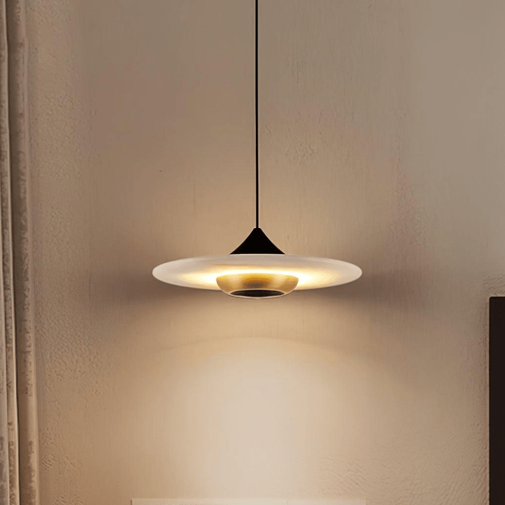 Latająca Talerz Marmurowa Lampa Wisząca
