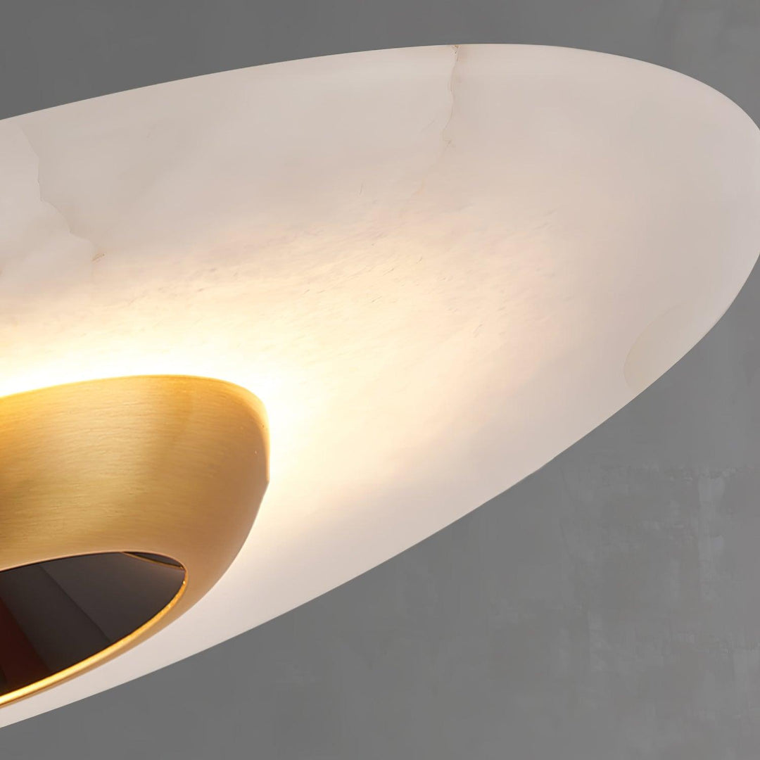 Latająca Talerz Marmurowa Lampa Wisząca