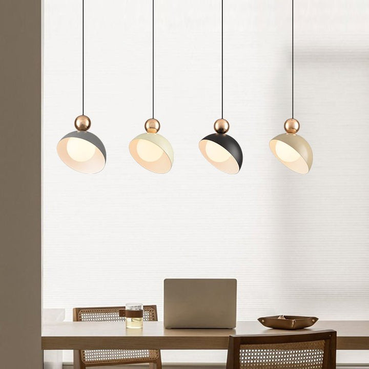 Designerska regulowana lampa wisząca – metalowa lampa sufitowa