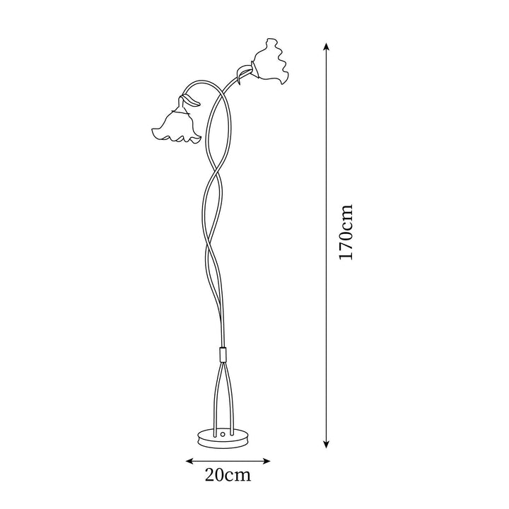 Lampa podłogowa Calla Flowers