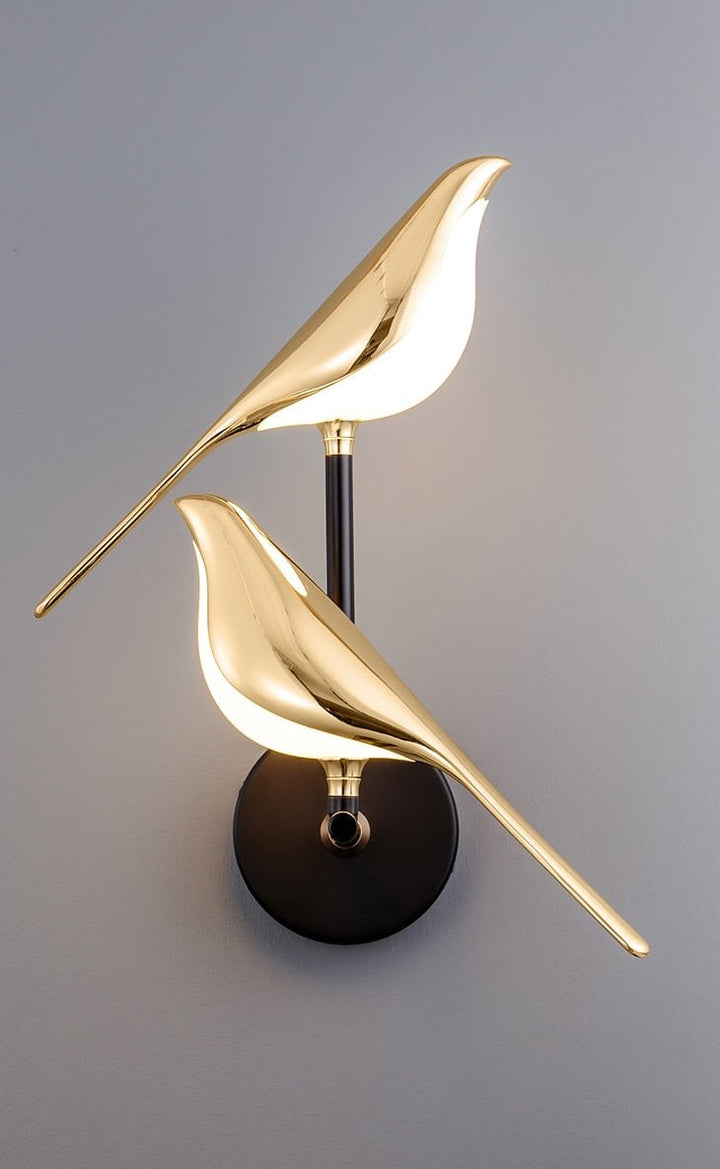 MrBird™ | Nowoczesna lampa ścienna w kształcie ptaków