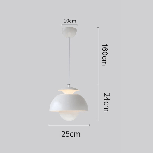 Skandynawska nowoczesna lampa wisząca LED