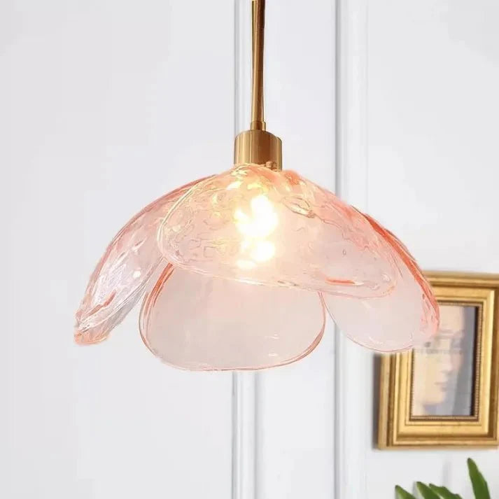 Kreatywna Lampa Wisząca Kwiatowe Płatki na Stolik Nocny