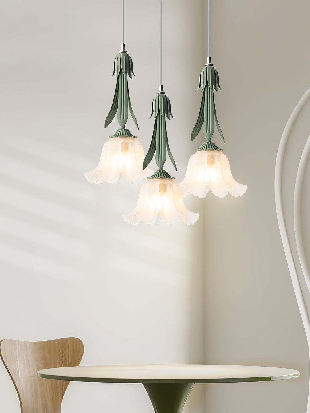 Lampa wisząca konwalia