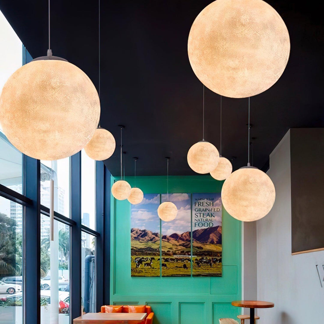 Lampa wisząca Księżyc