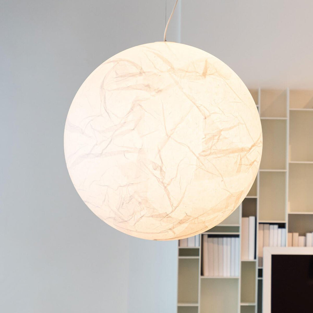 Lampa wisząca Maan z jedwabiu