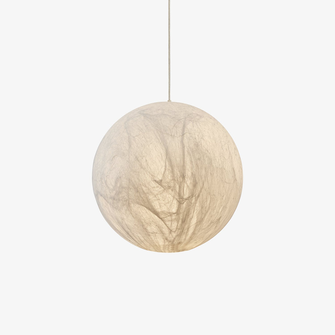 Lampa wisząca Maan z jedwabiu
