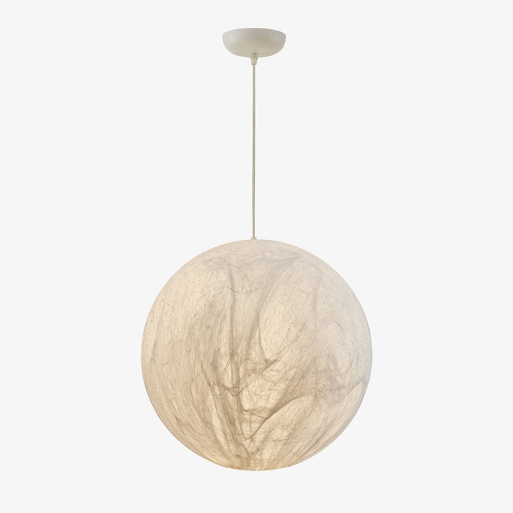 Lampa wisząca Maan z jedwabiu