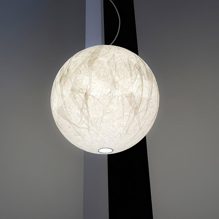Lampa wisząca Maan z jedwabiu