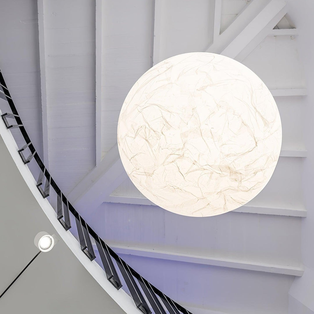Lampa wisząca Maan z jedwabiu