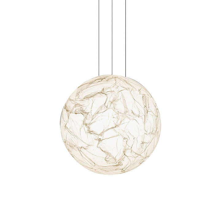 Lampa wisząca Maan z jedwabiu