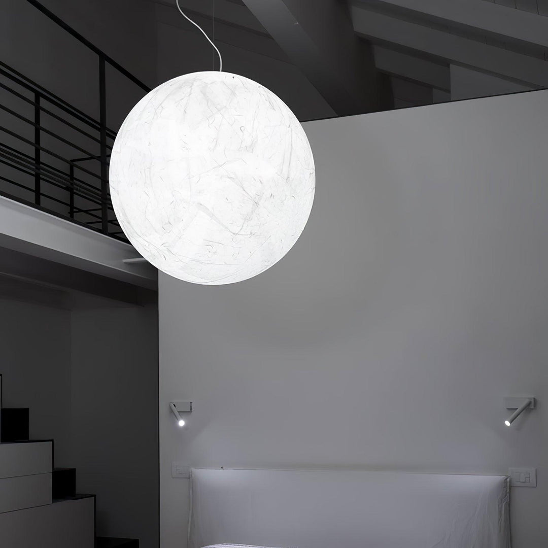 Lampa wisząca Maan z jedwabiu