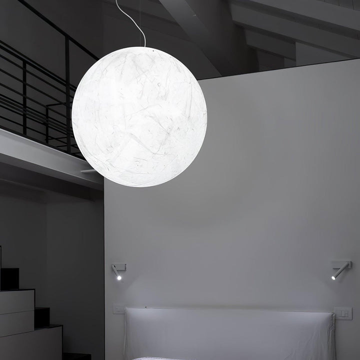 Lampa wisząca Maan z jedwabiu