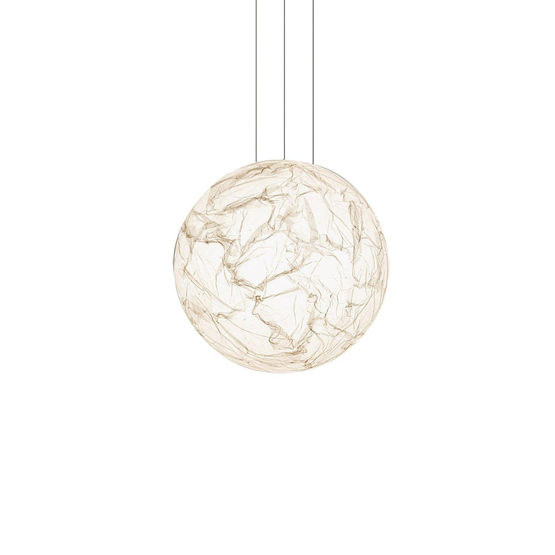 Lampa wisząca Maan z jedwabiu