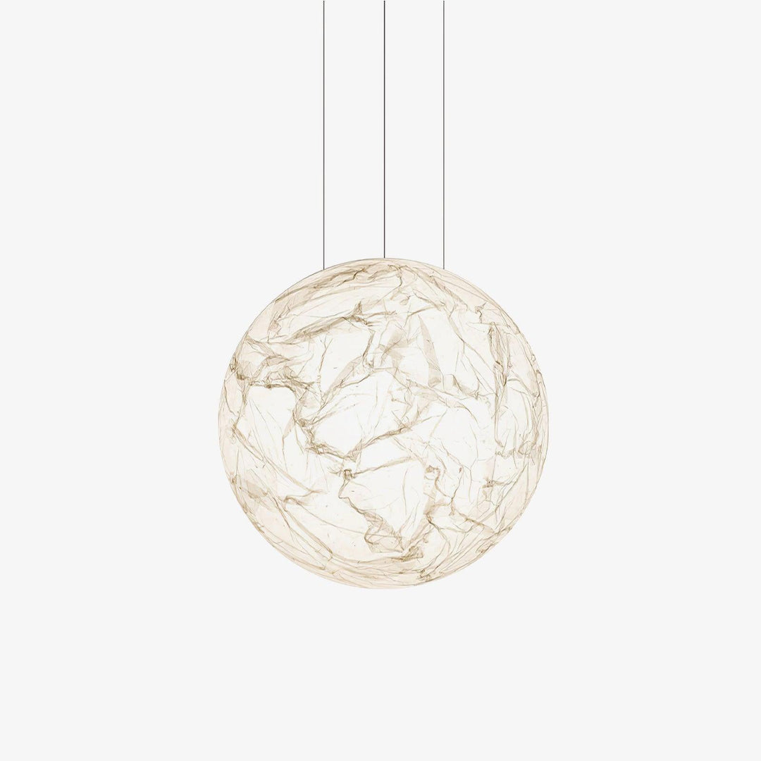 Lampa wisząca Maan z jedwabiu