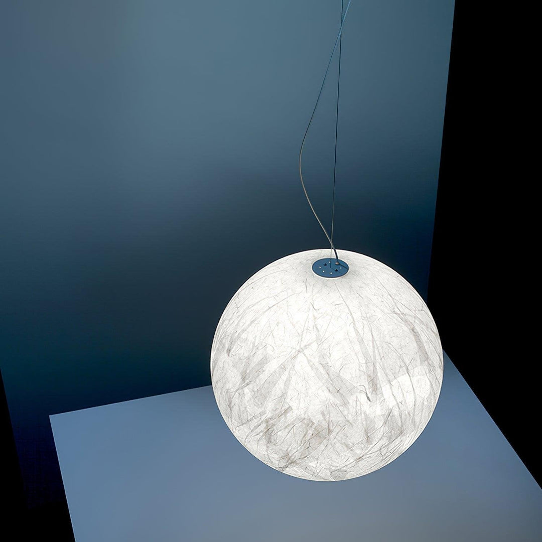 Lampa wisząca Maan z jedwabiu