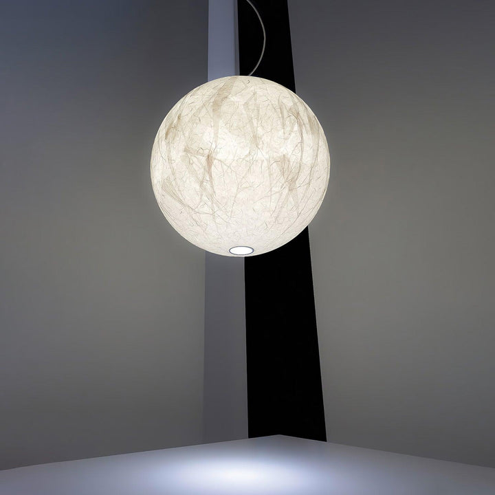 Lampa wisząca Maan z jedwabiu