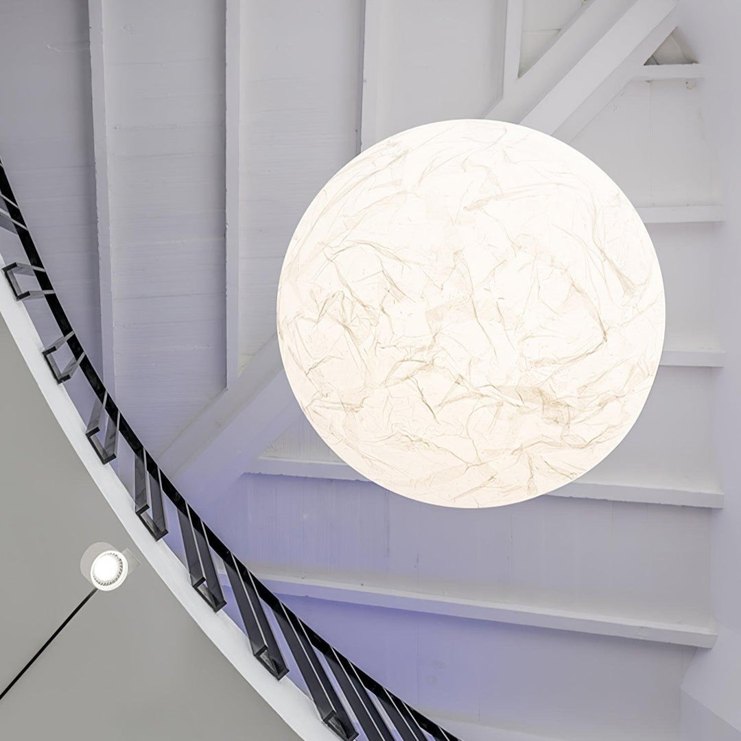 Lampa wisząca Maan z jedwabiu