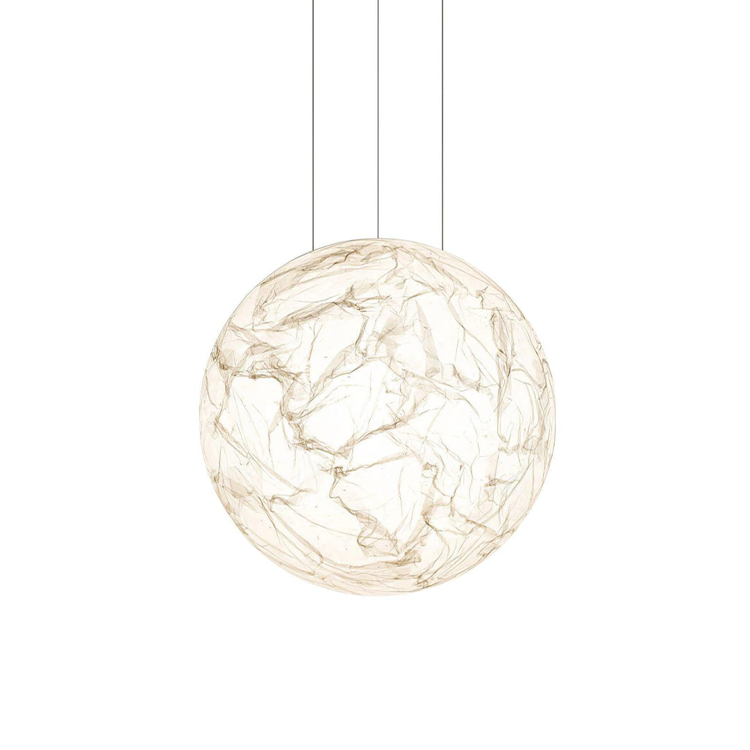Lampa wisząca Maan z jedwabiu