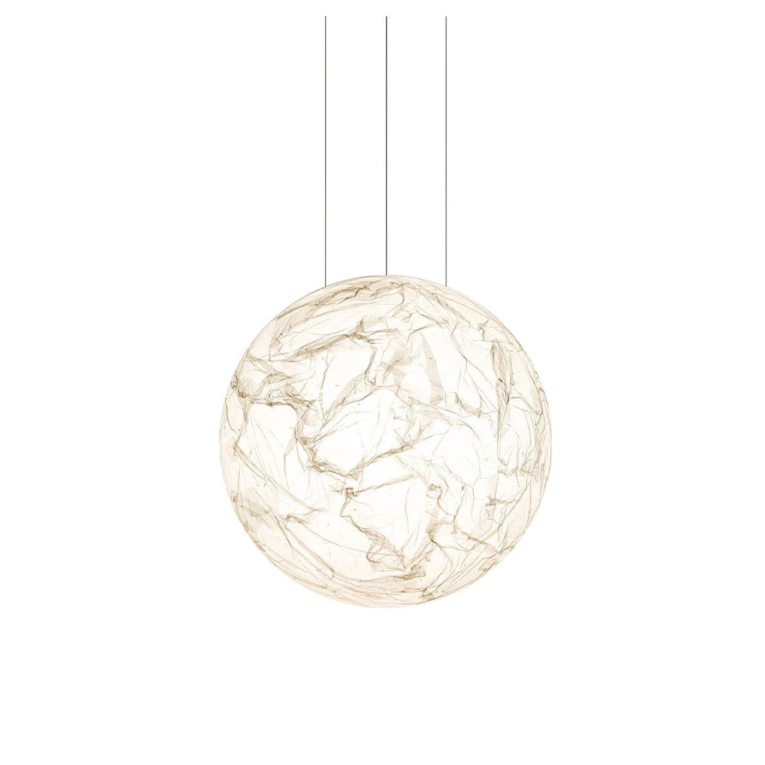 Lampa wisząca Maan z jedwabiu