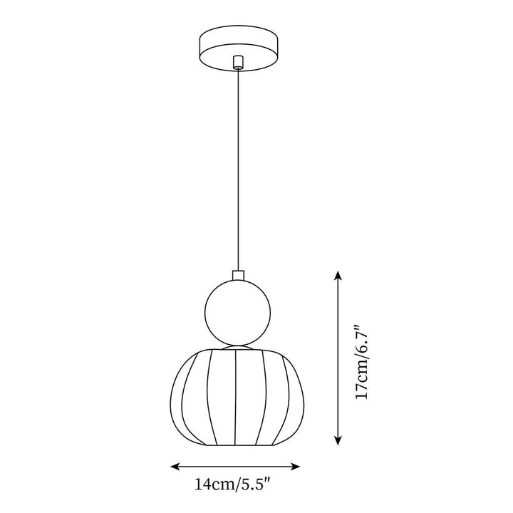 Lampa wisząca Yedra – Nowoczesne szkło w stylu vintage
