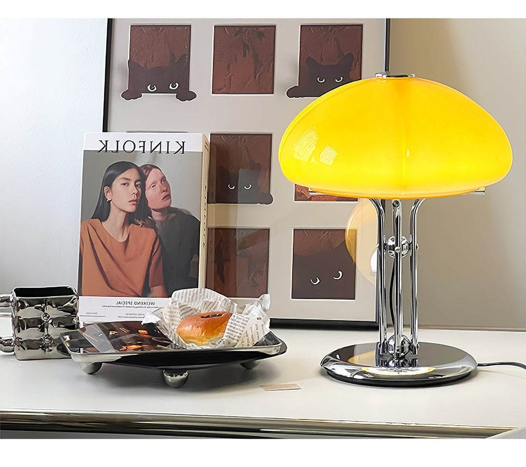 Lampa stołowa Bauhaus z grzybem