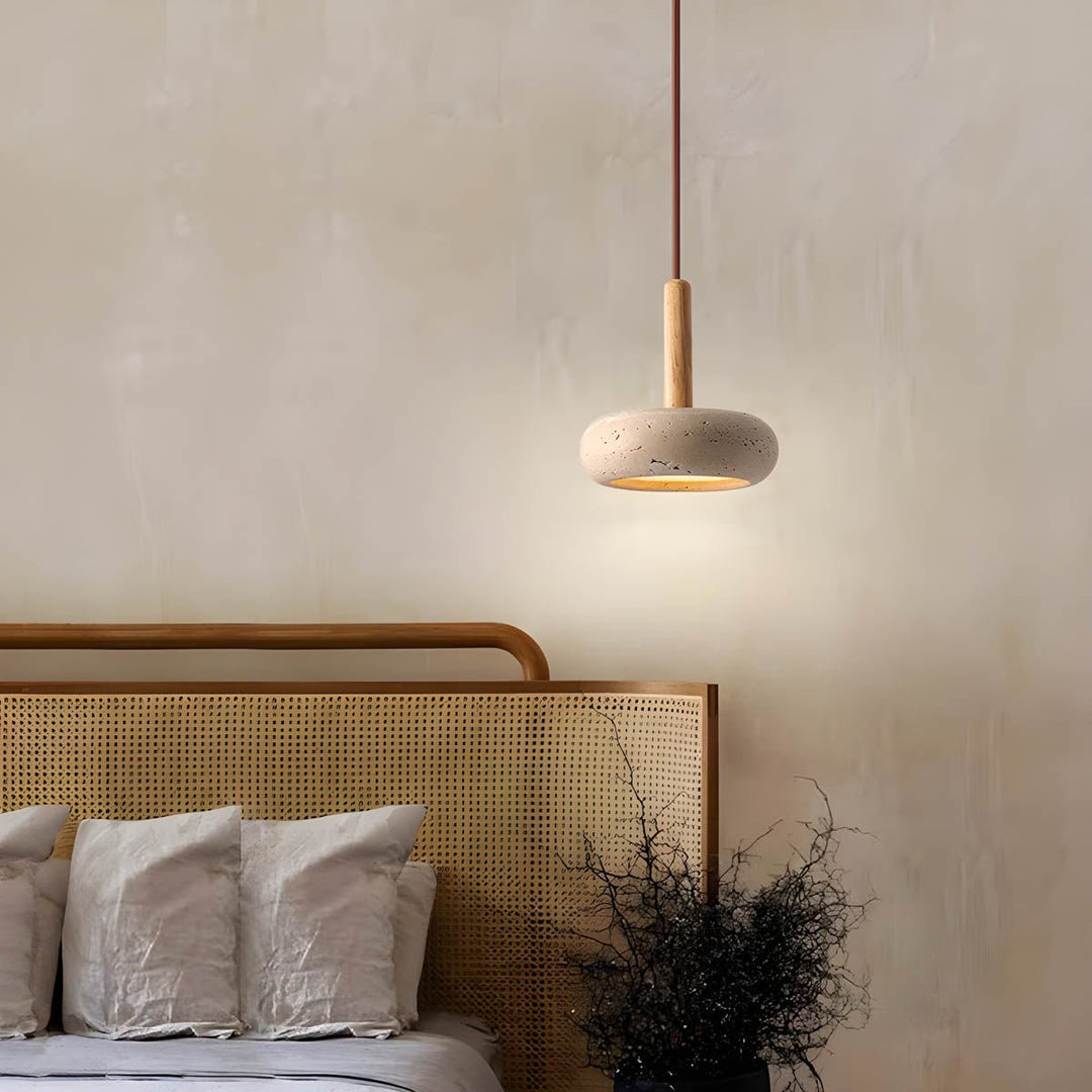 Lampa wisząca w stylu Wabi Sabi