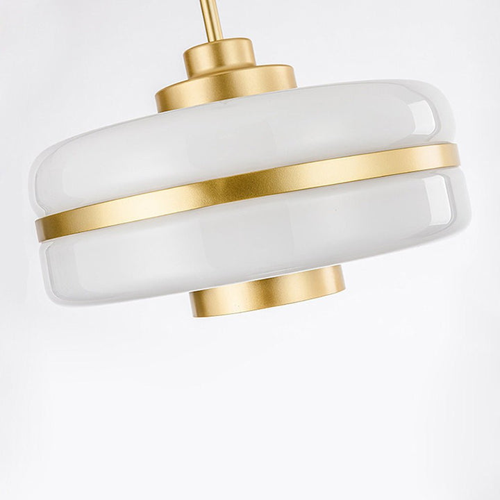 Skandynawska lampa wisząca z luksusowego szkła