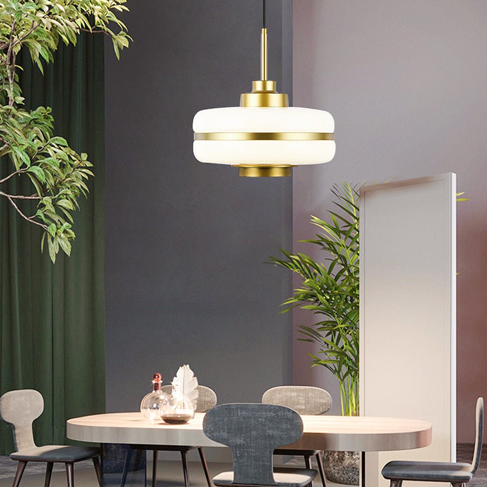 Skandynawska lampa wisząca z luksusowego szkła