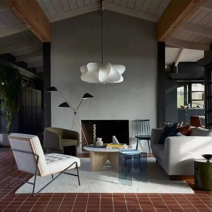 Lampa wisząca Wabi Sabi z jedwabiu Japonii