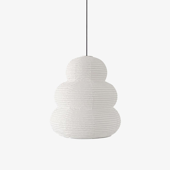 Lampa wisząca z papieru ryżowego