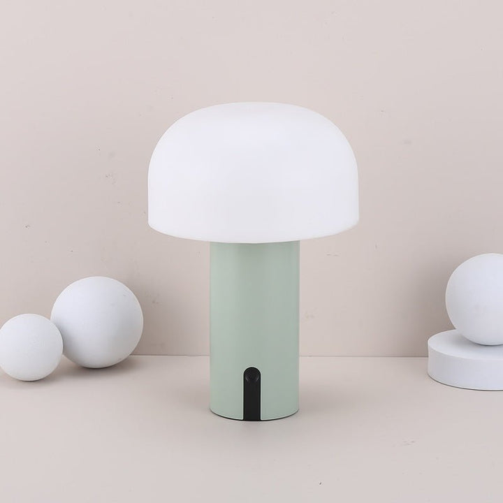 Lampa stołowa w stylu europejskim w kształcie grzyba