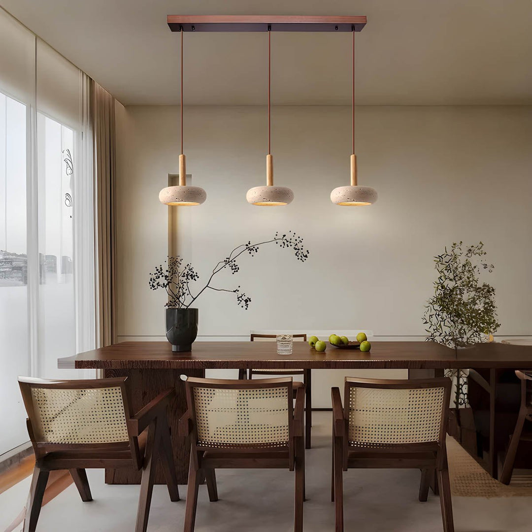 Lampa wisząca w stylu Wabi Sabi