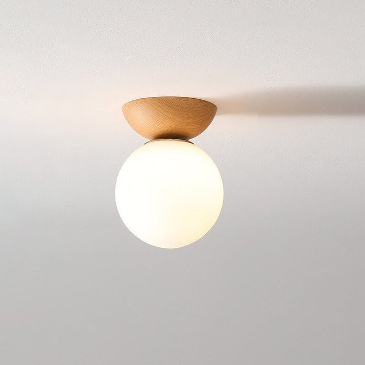 Lampa sufitowa w stylu japońskim