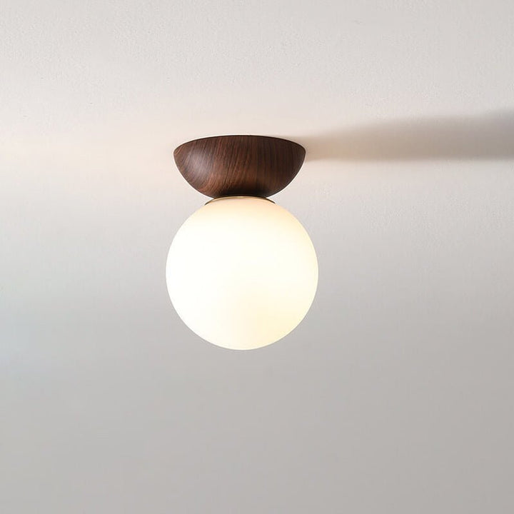 Lampa sufitowa w stylu japońskim