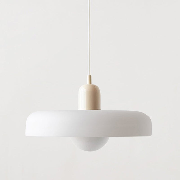 Lampa wisząca Bauhaus z kolorowego szkła – designerska lampa sufitowa