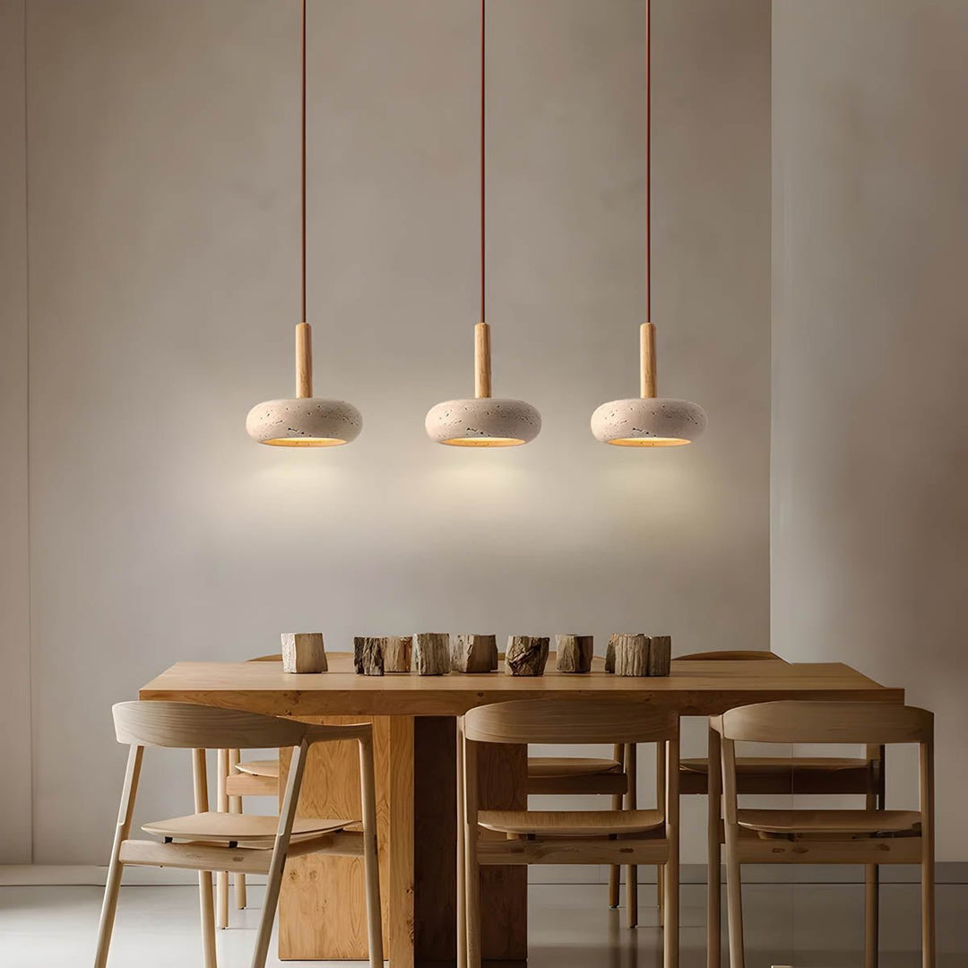 Lampa wisząca w stylu Wabi Sabi