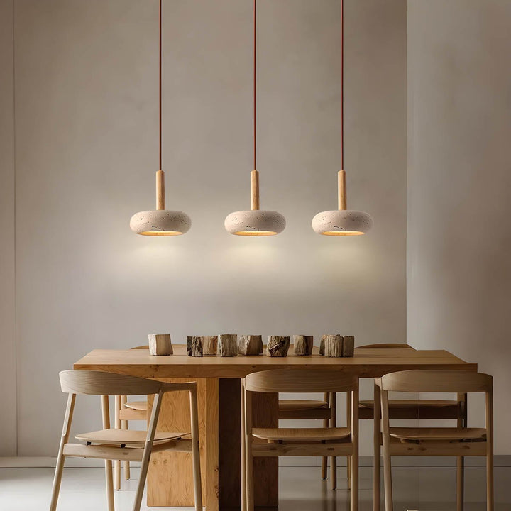 Lampa wisząca w stylu Wabi Sabi