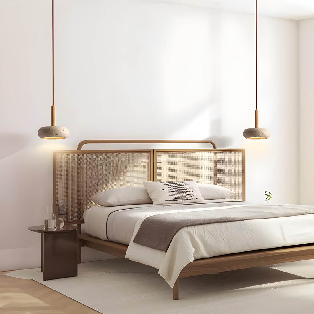 Lampa wisząca w stylu Wabi Sabi