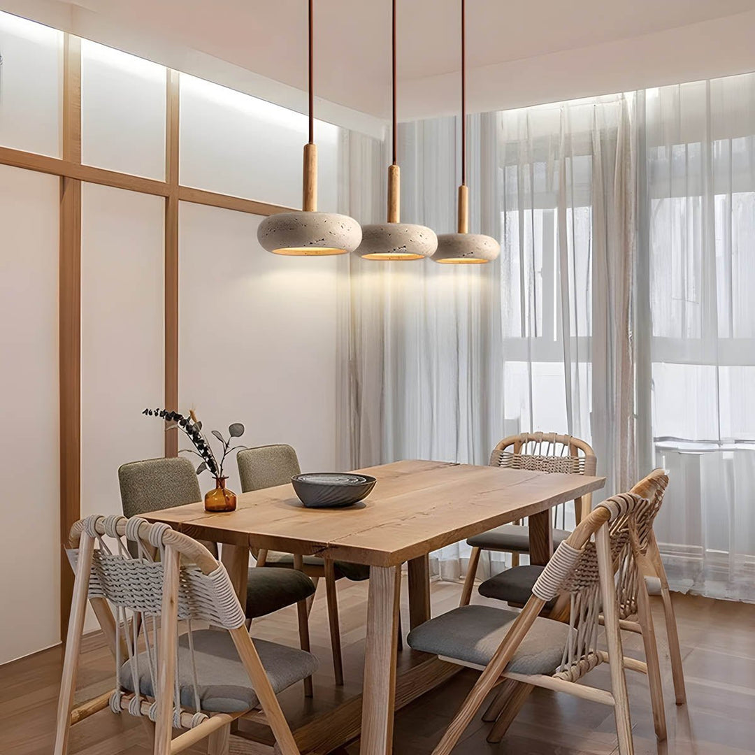 Lampa wisząca w stylu Wabi Sabi