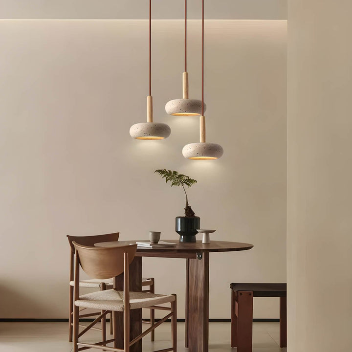 Lampa wisząca w stylu Wabi Sabi