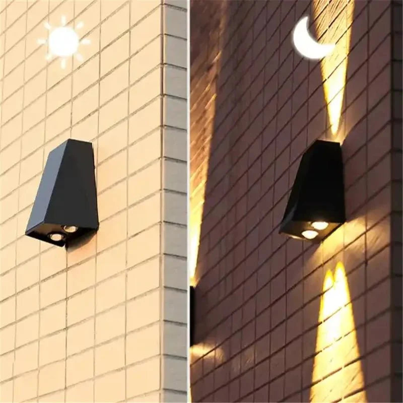 Lampka ścienna LED na energię słoneczną