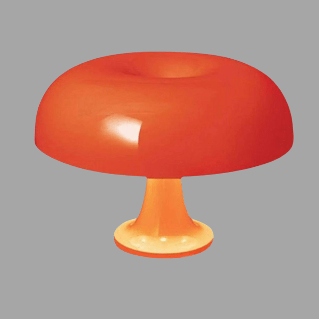 Lampa stołowa w kształcie grzyba w stylu minimalistycznym