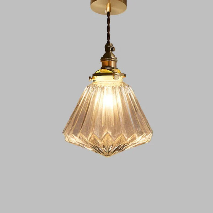 Szklana lampa wisząca Crystal