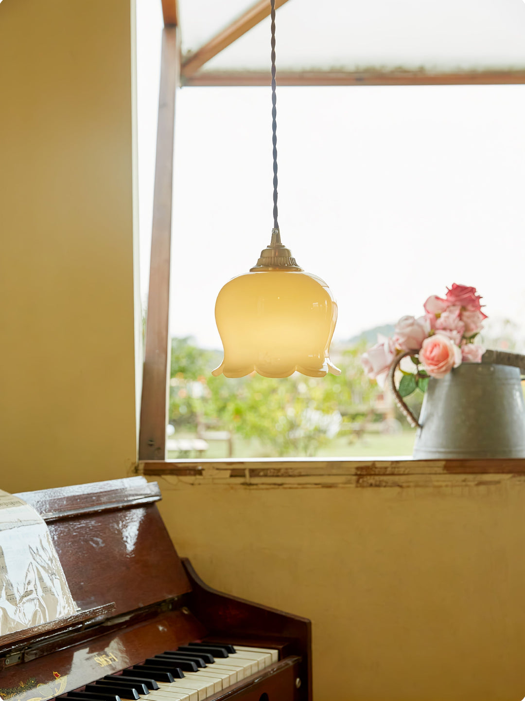Lampa Wisząca Kwiatowa Dolina