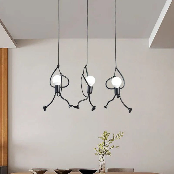 Lampa wisząca Iron Man – retro design, nowoczesne oświetlenie