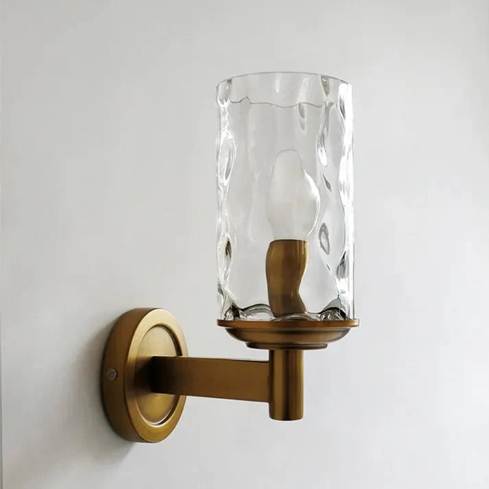 Klasyczna Retro Szklana Lampa Ścienna