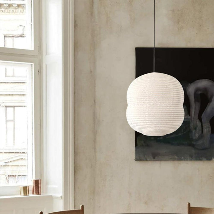 Mini Lampa Wisząca z Papieru Washi