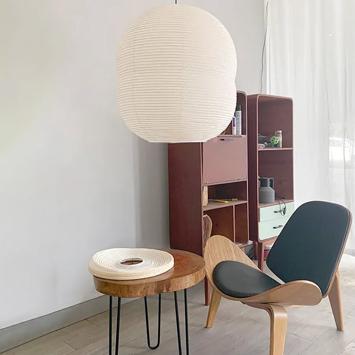 Mini Lampa Wisząca z Papieru Washi