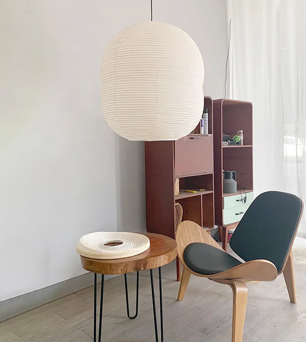 Mini Lampa Wisząca z Papieru Washi